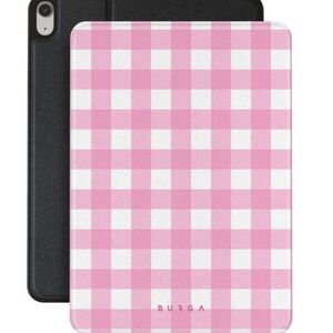 Burga Pink Gingham Tablet Cover